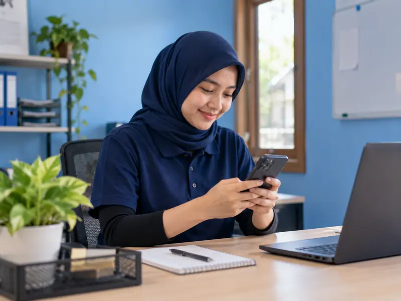 Admin Raja Mampet Lestari siap membalas WhatsApp