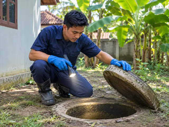 Perbaikan septic tank bermasalah