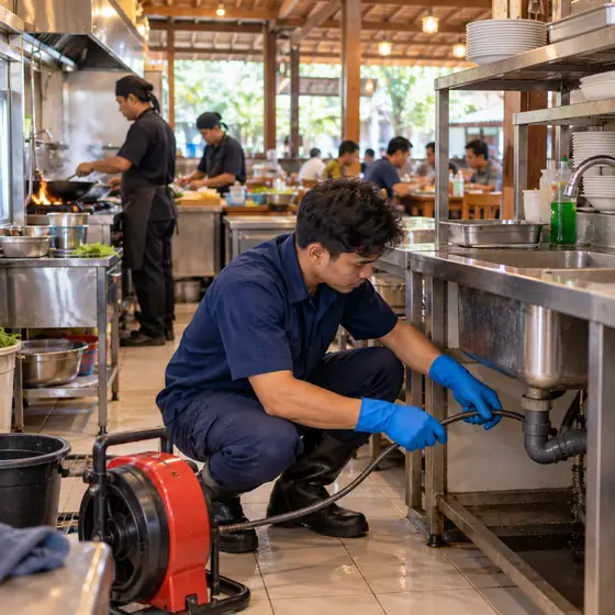 Layanan limbah dapur untuk rumah makan dan hotel
